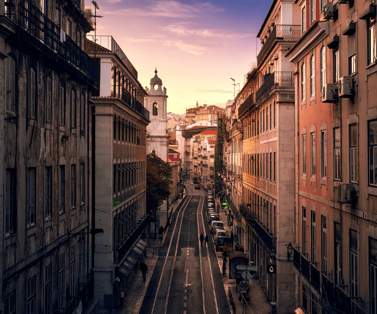 A picturesque Lisbon street