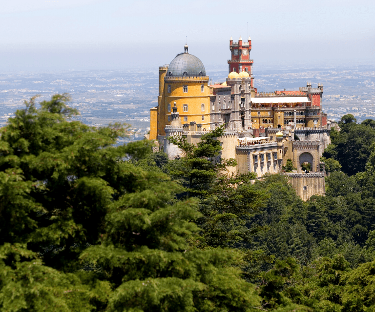 Pena Palace in Sintra, an amazing day trip destination during a lisbon weekend break