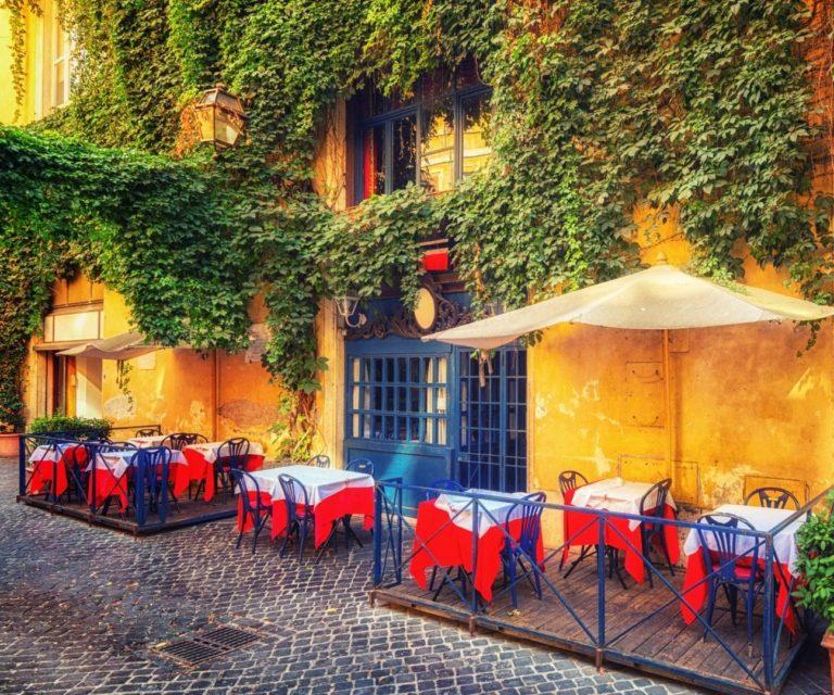 A typical street in Rome