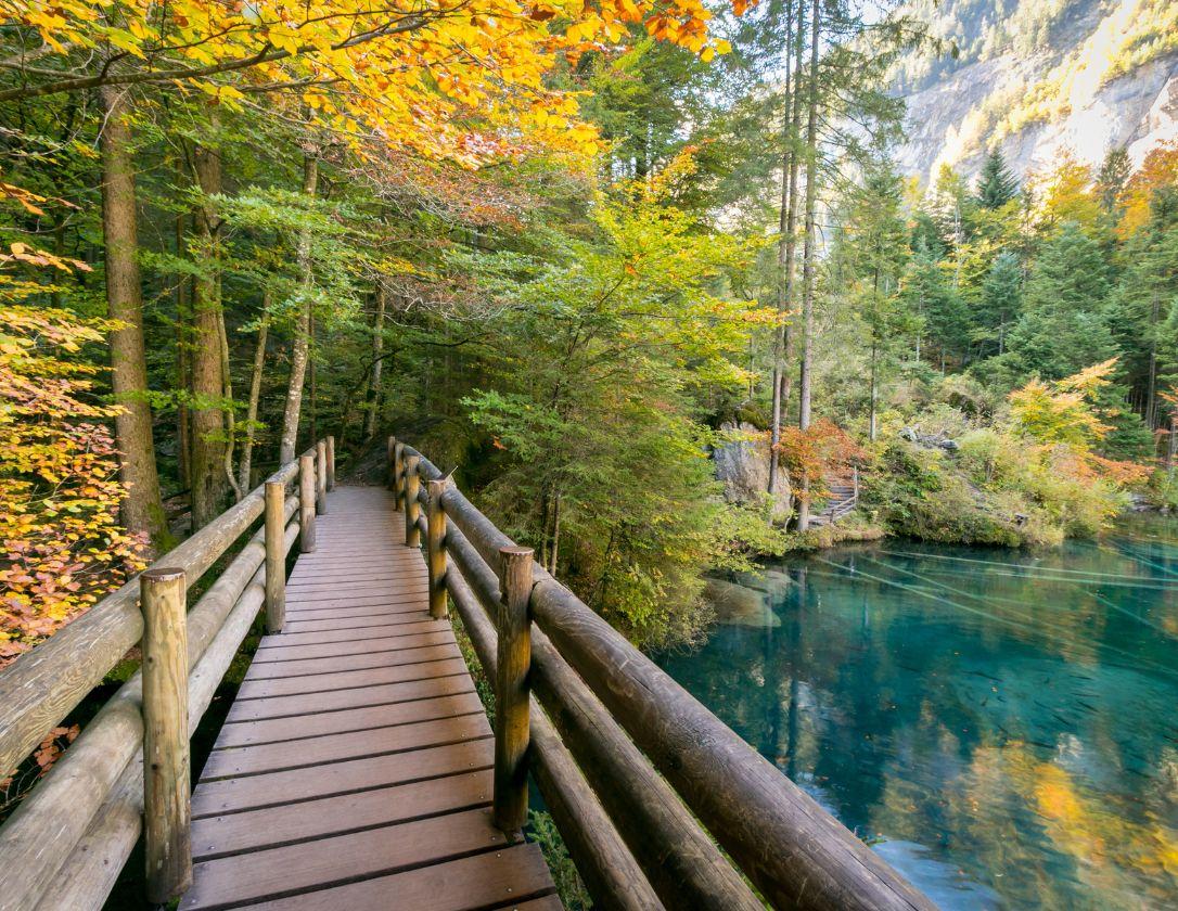 Blausee Lake, a must-visit place during a city break to Europe