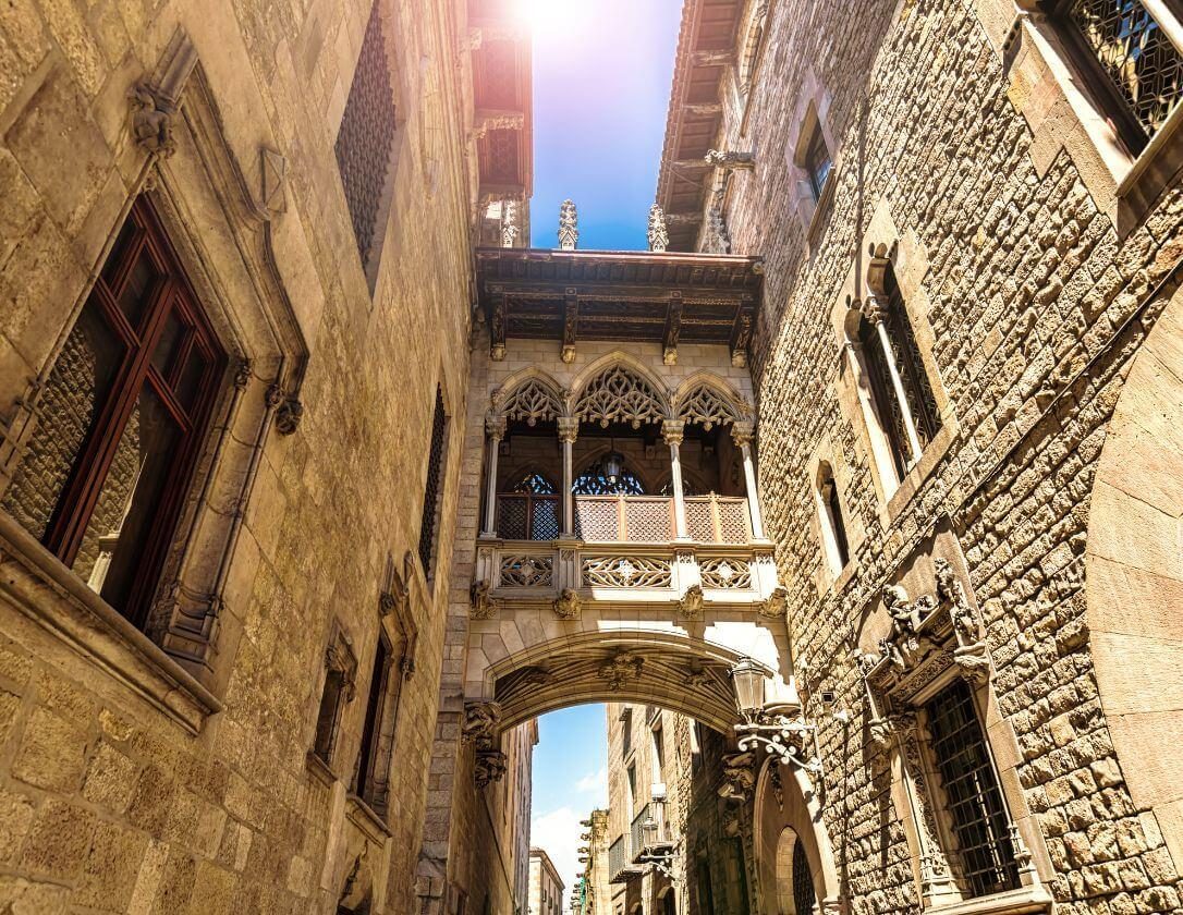Barri Gotic, a great place to visit on solo trip to Barcelona
