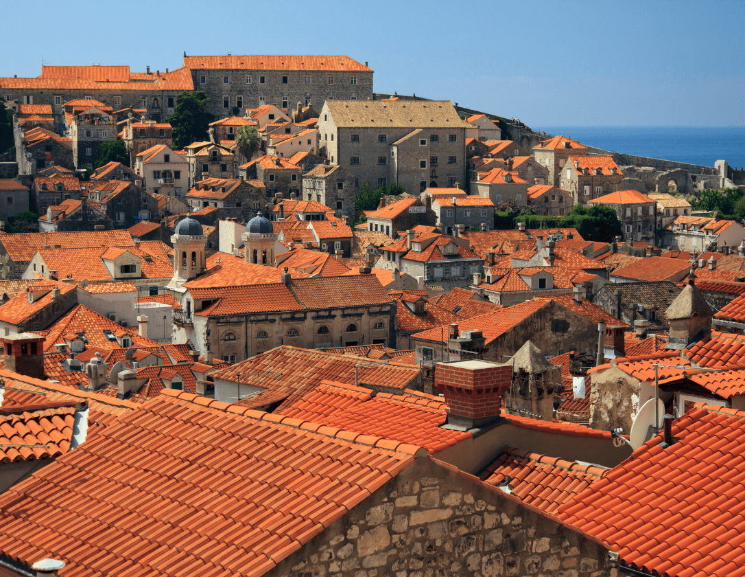 The roofs of Dubrovnik, a fantasctic destination for a long weekend break