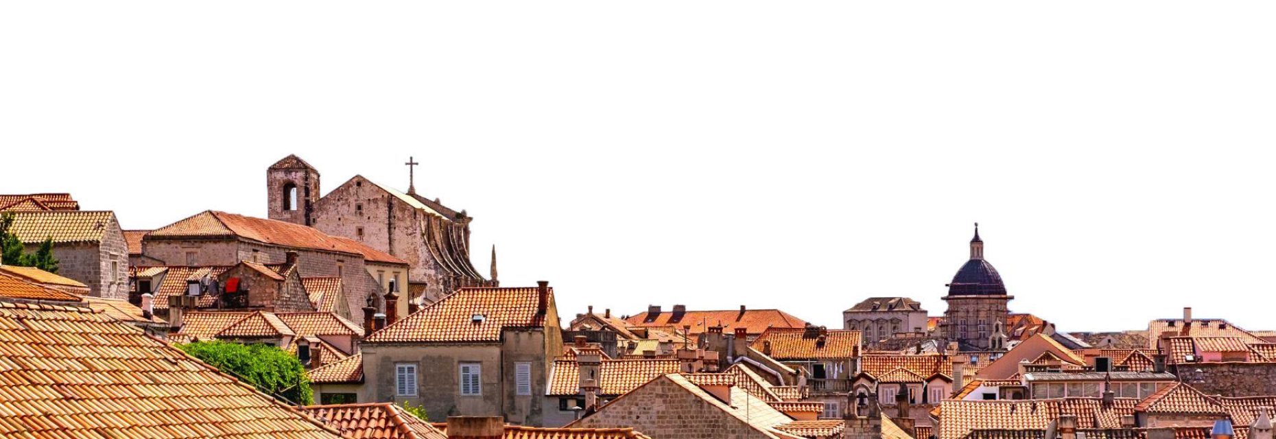 A bird-eye view of Dubrovnik, a great choice for a weeeknd getaway