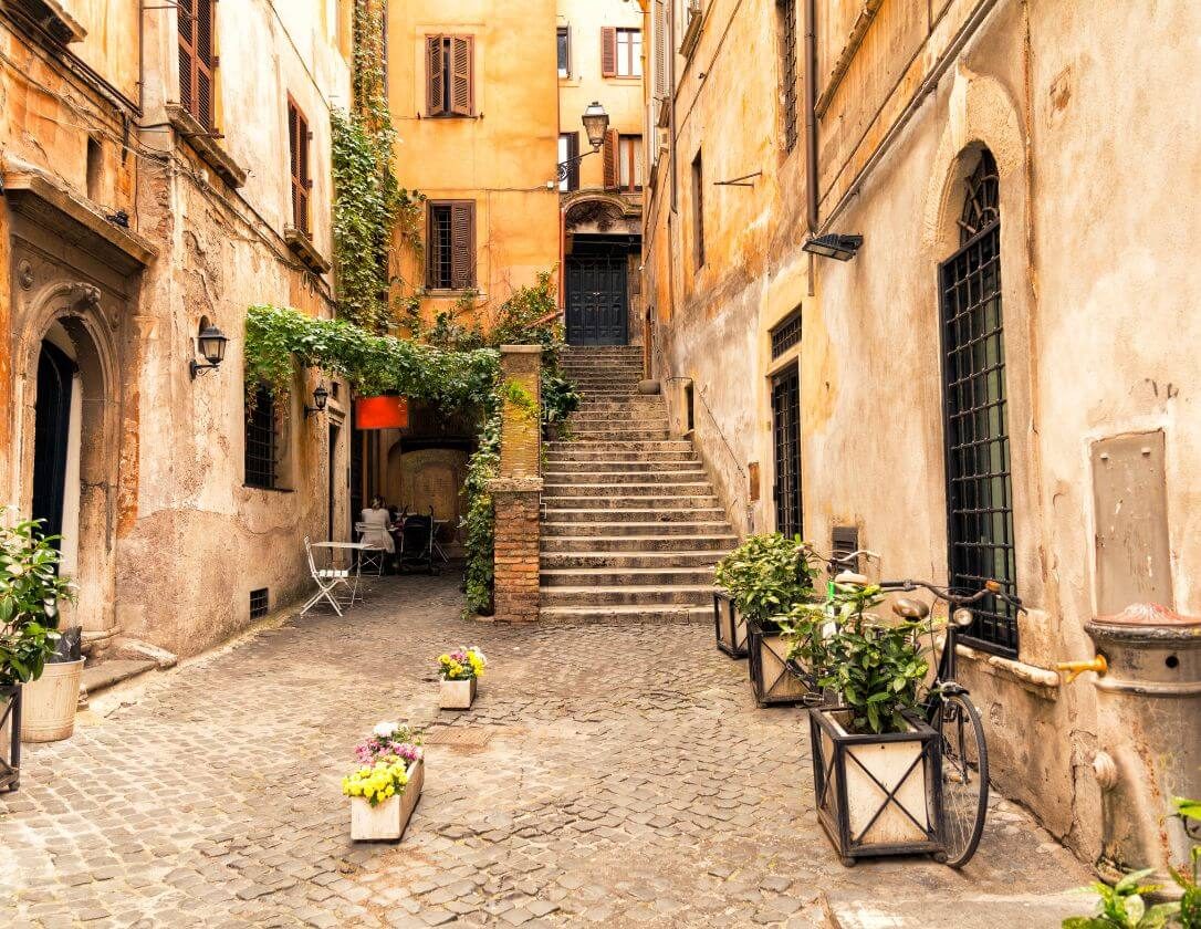 Beautiful Rome, a great destination for a romantic city break