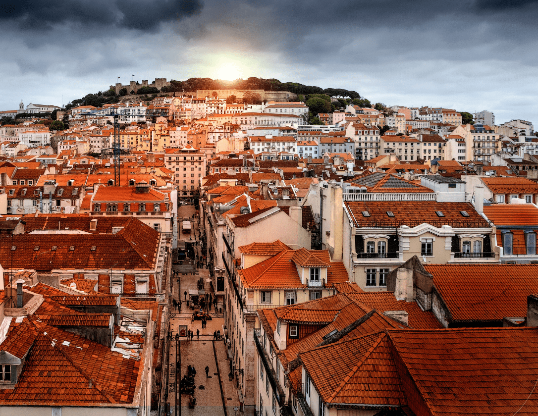 A view over Lisbon, an amazing destination for a city break