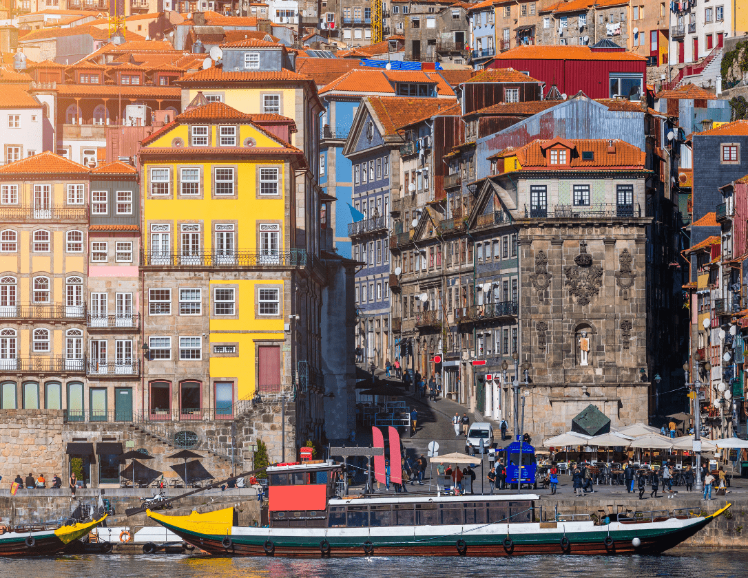 The colorful houses of Porto, one of the best destinations for a Portugal city break