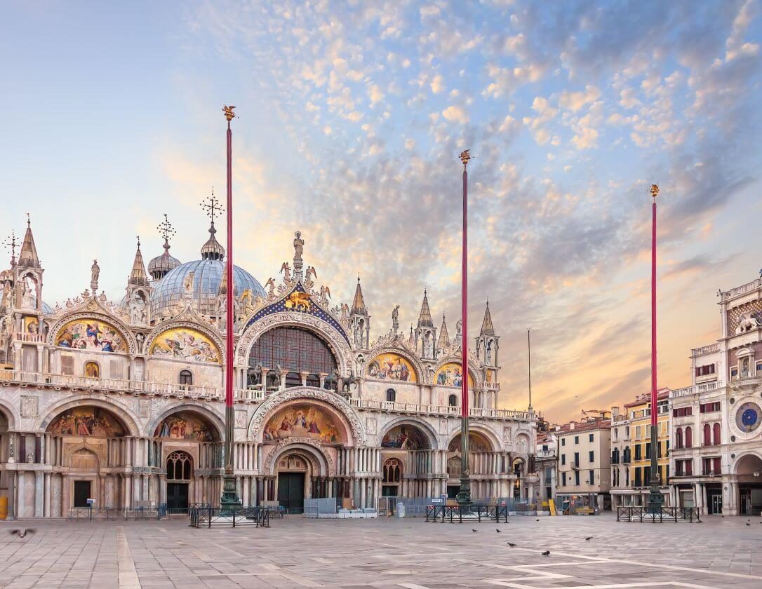 Beautiful Saint Mark's Basilica, a must-see sight during a luxury getaway to Venice